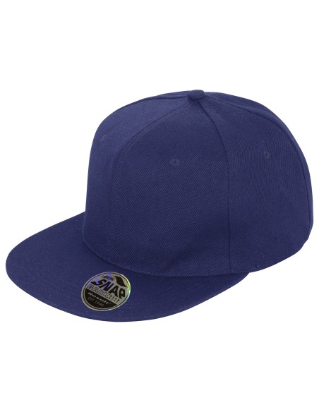 R-RC083X-Bronx Original Flat Peak Snapback Cap