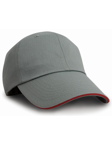 R-RC38X-Casquette Herringbone à chevrons à visière en sandwich