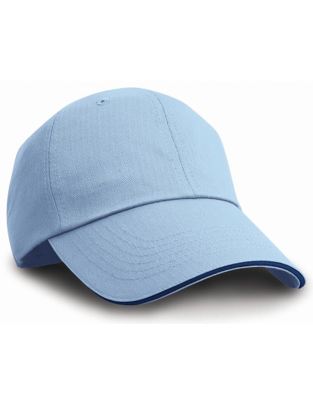 R-RC38X-Casquette Herringbone à chevrons à visière en sandwich