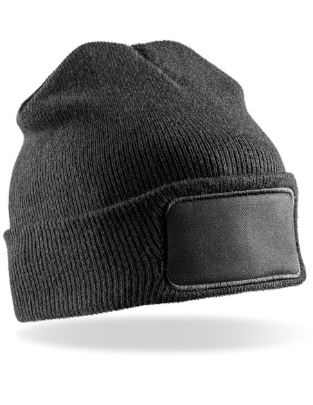 R-RC927X-Recycled Double Knit Printers Beanie