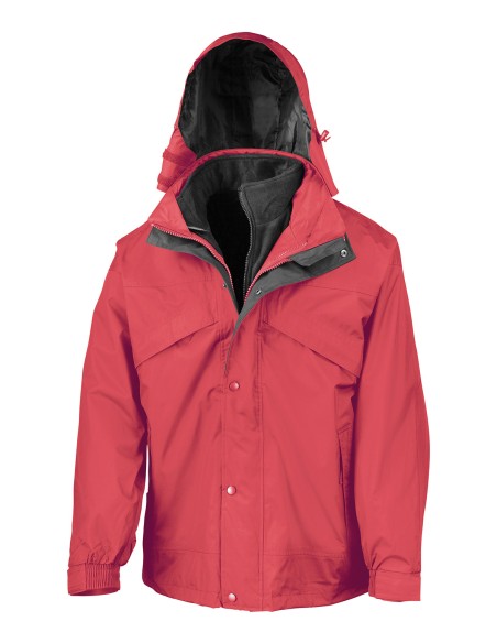 R-RE68A-Veste 3-en-1 à zip et attache