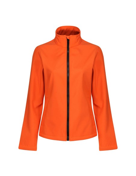 R-RETRA629-ABLAZE WOMEN'S PRINTABLE SOFTSHELL
