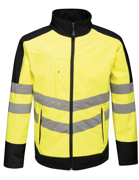 R-TRA625-Pro Hi-Vis Softshell Jacket