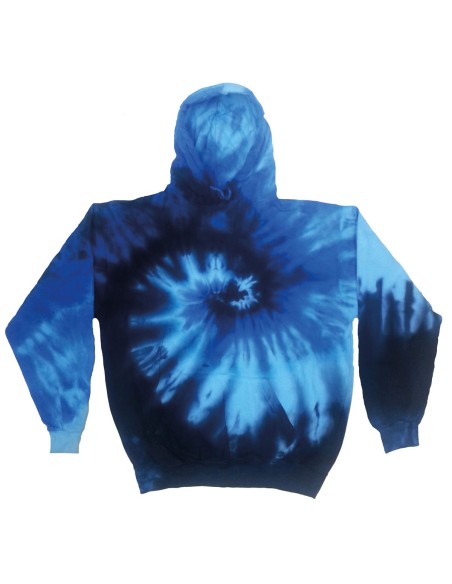 C-TD31M-Sweat à capuche Rainbow Tie- dye