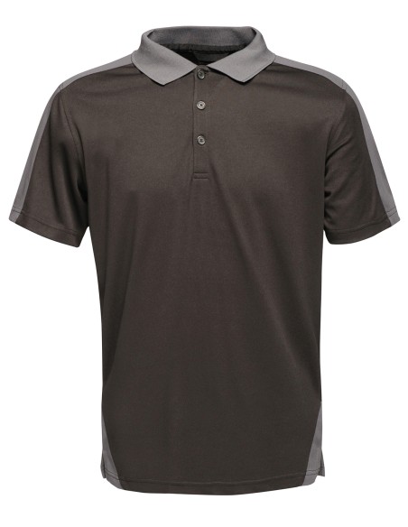R-TRS174-Contrast Coolweave Polo