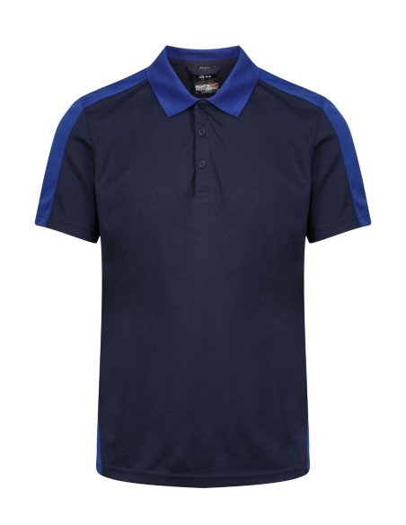 R-TRS174-Contrast Coolweave Polo