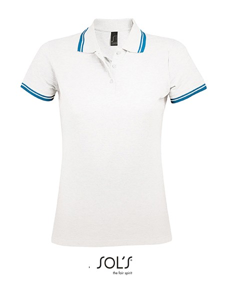 S-00578-Womens Polo Shirt Pasadena