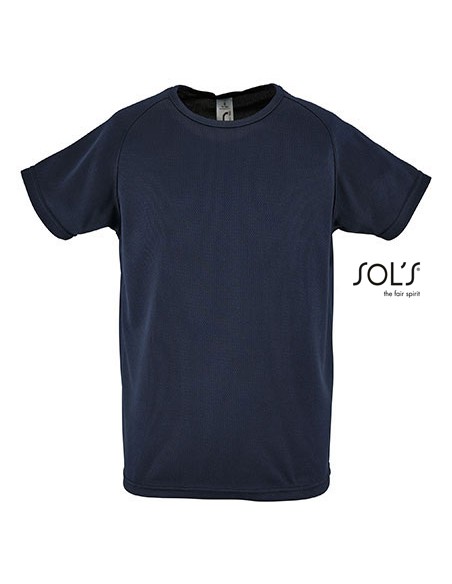 S-01166-Kids Raglan Sleeved T-Shirt Sporty