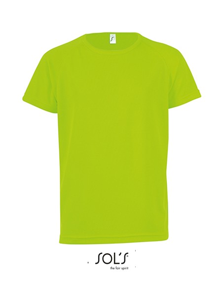 S-01166-Kids Raglan Sleeved T-Shirt Sporty