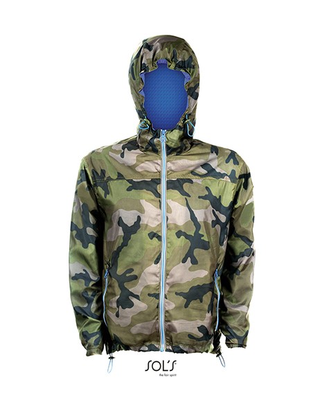 S-01171-Unisex Lined Windbreaker Skate Jacket