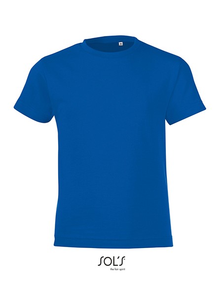 S-01183--Kids Round Collar T-Shirt Regent Fit