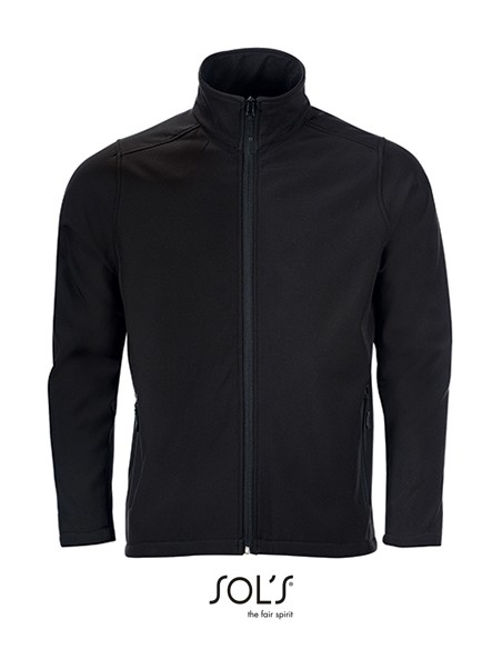 S-01195-Mens Softshell Zip Jacket Race
