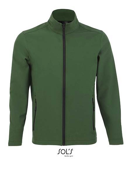 S-01195-Mens Softshell Zip Jacket Race