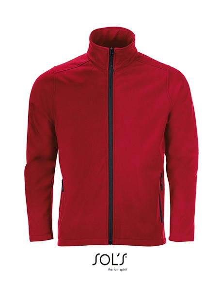 S-01195-Mens Softshell Zip Jacket Race