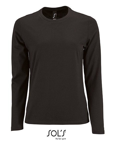 S-02075-Womens Long Sleeve T-Shirt Imperial