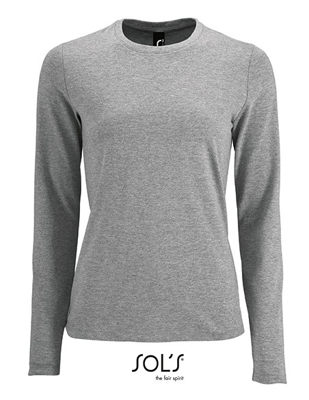 S-02075-Womens Long Sleeve T-Shirt Imperial