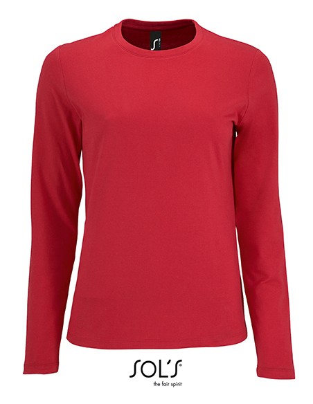 S-02075-Womens Long Sleeve T-Shirt Imperial
