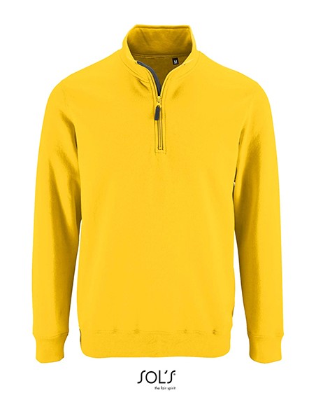 S-02088-Mens Zip High Collar Sweatshirt Stan