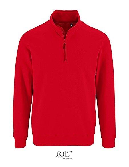 S-02088-Mens Zip High Collar Sweatshirt Stan
