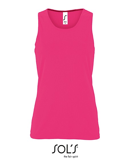 S-02117-Womens Sports Tank Top Sporty