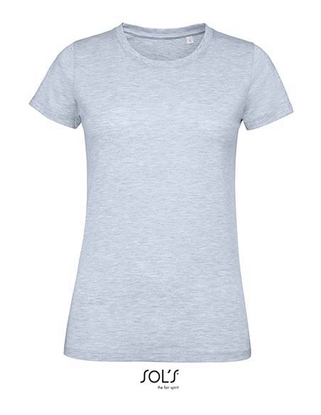 S-02758--Womens Round Neck Fitted T-Shirt Regent