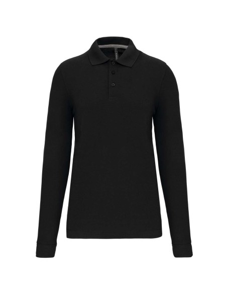 D-WK276-MEN'S LONG-SLEEVED POLO SHIRT