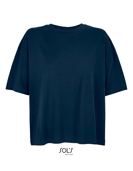 S-03807-Womens Boxy Oversized T-Shirt