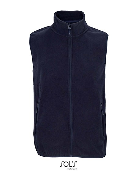 S-03822-Unisex Factor Zipped Fleece Bodywarmer