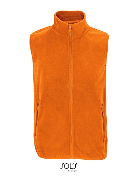 S-03822-Unisex Factor Zipped Fleece Bodywarmer