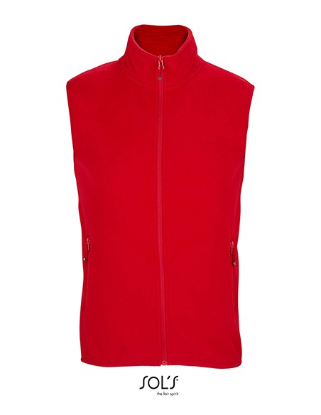 S-03822-Unisex Factor Zipped Fleece Bodywarmer