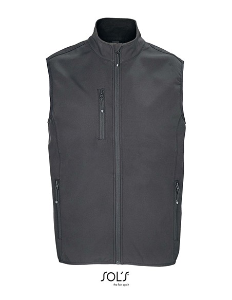S-03825-Mens Falcon Zipped Softshell Bodywarmer