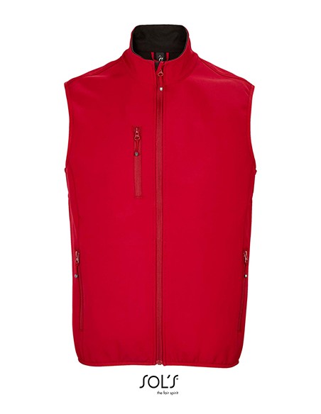 S-03825-Mens Falcon Zipped Softshell Bodywarmer