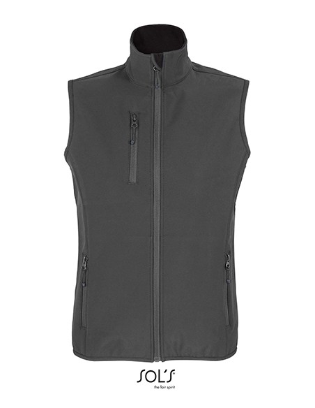 S-03826-Womens Falcon Zipped Softshell Bodywarmer