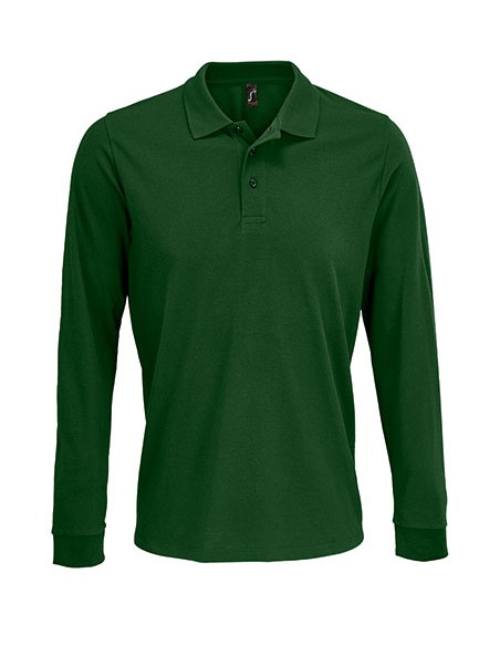 S-03983-Unisex Long Sleeve Polycotton Polo Shirt