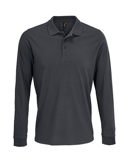 S-03983-Unisex Long Sleeve Polycotton Polo Shirt
