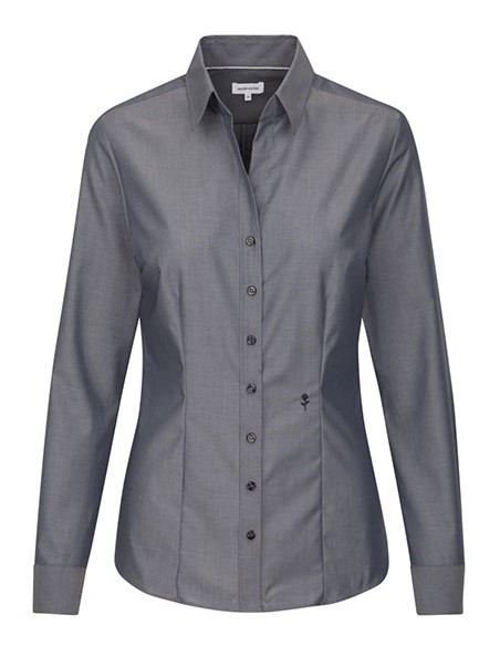 S-080613-Womens Blouse Slim Fit Long Sleeve