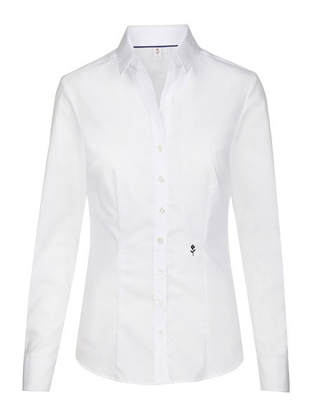 S-080613-Womens Blouse Slim Fit Long Sleeve