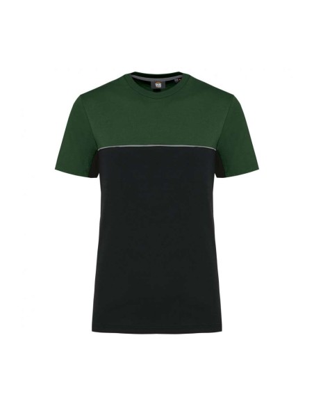 D-WK304-UNISEX ECO-FRIENDLY SHORT SLEEVE TWO-TONE T-SHIRT