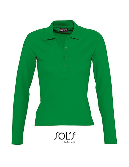 S-11317-Womens Long Sleeve Polo Podium