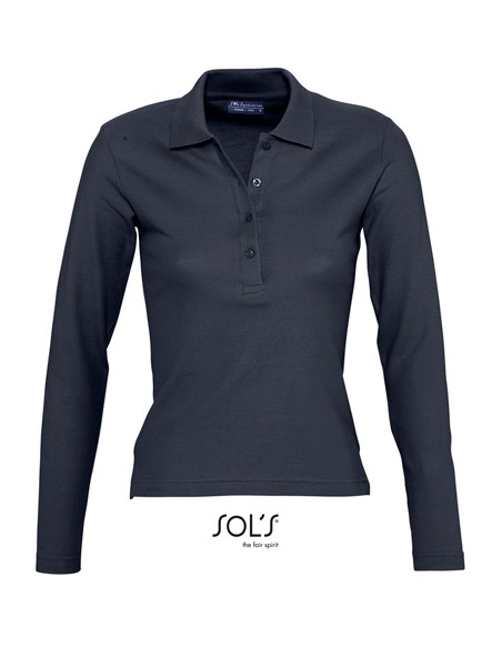S-11317-Womens Long Sleeve Polo Podium