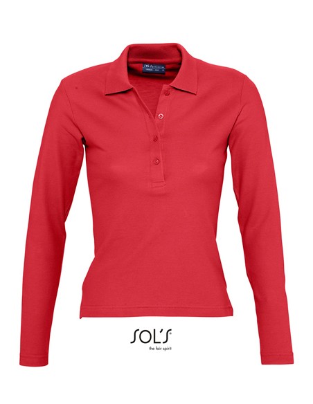 S-11317-Womens Long Sleeve Polo Podium