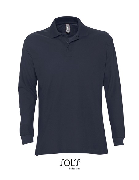 S-11328-Long Sleeve Polo Star