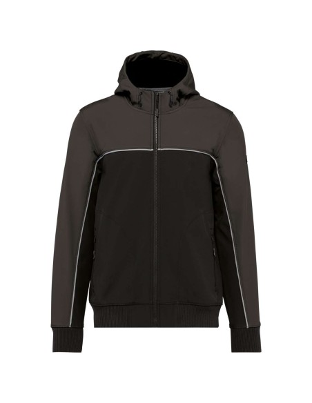 D-WK450-UNISEX 3-LAYER TWO-TONE BIONIC SOFTSHELL JACKET