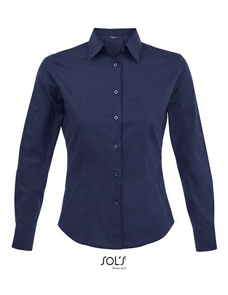 S-17015-Womens Long Sleeved Stretch Shirt Eden