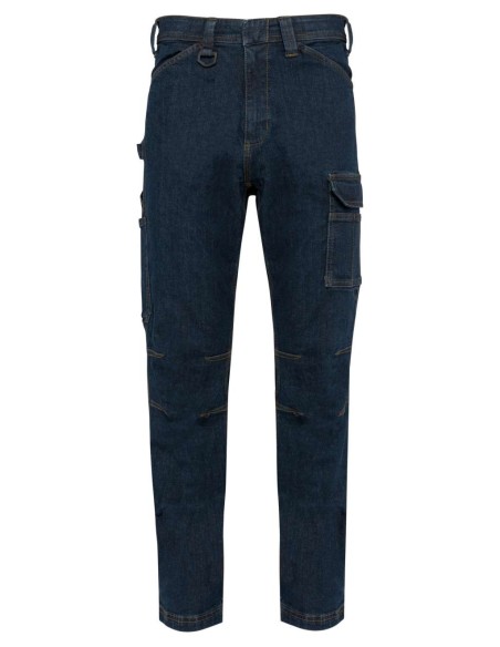 D-WK705-MEN'S MULTIPOCKET DENIM TROUSERS