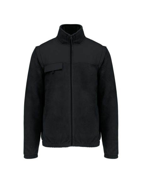 D-WK9105-FLEECE JACKET WITH REMOVABLE SLEEVES