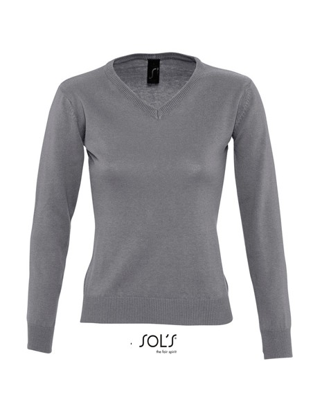 S-90010-Womens V-Neck Sweater Galaxy