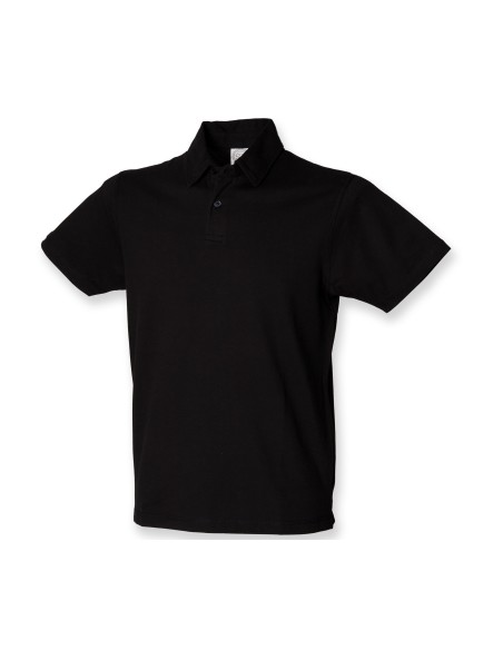 S-SF042-Mens Short Sleeved Stretch Polo