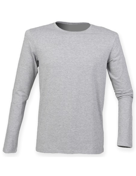 S-SF124-Mens Feel Good Long Sleeved Stretch T