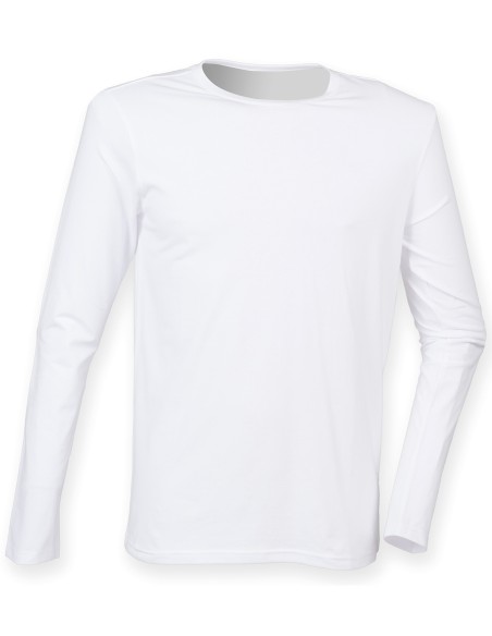S-SF124-Mens Feel Good Long Sleeved Stretch T